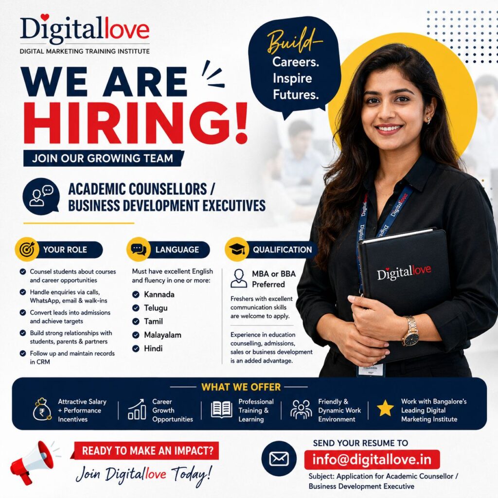 Job opening at Digitallove
